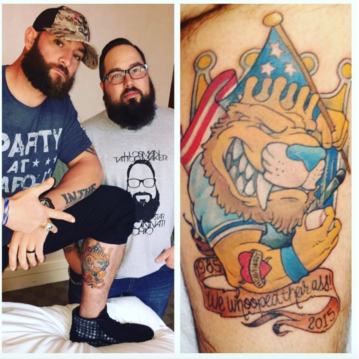 Which Red Sox player got this incredible tattoo?