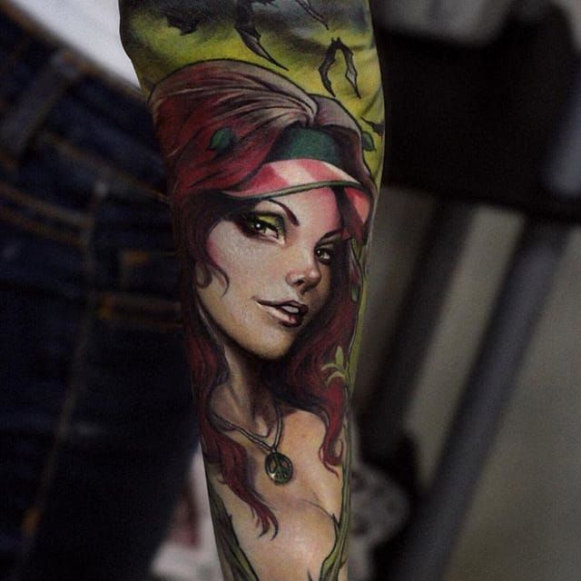 12 Seductive Poison Ivy Tattoos  Tattoodo