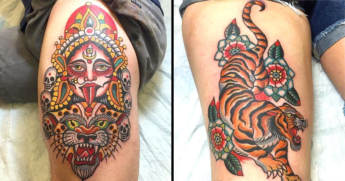 Traditional Tattoos With an Indian Theme by Robert Ryan • Tattoodo