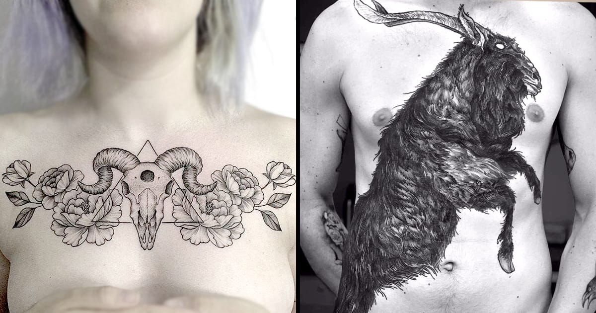 15 Tatuagens Da Incompreendida Figura Do Bode • Tattoodo