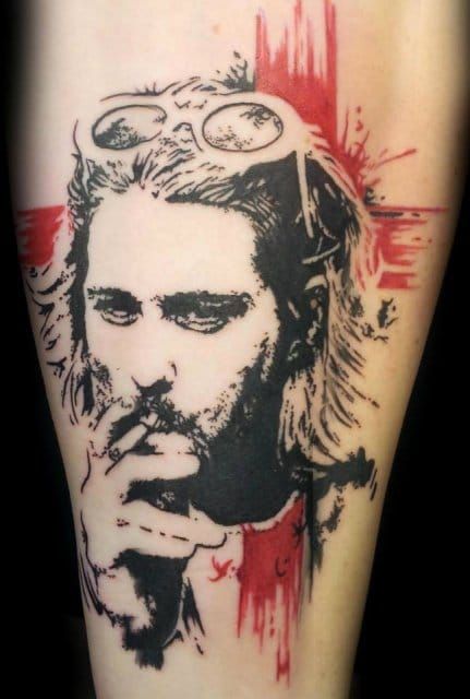 Kurt Cobain tattoo by Mashkow Tattoo  Post 31257
