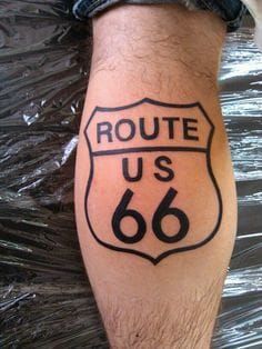 Highway sign by Dylan Talbert RIP TattooNOW