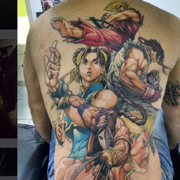 Street Fighter Tattoo Fails Incorrect Video Game Special Move Directions  Suck