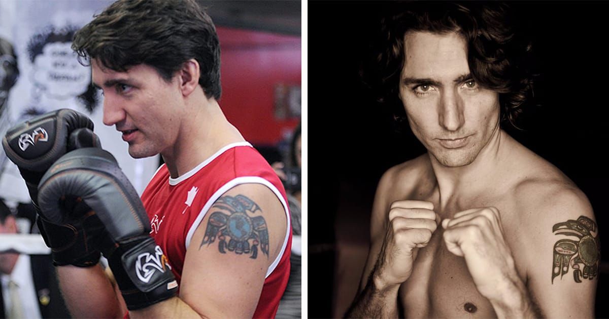 Justin Trudeaus Tattoo Isnt Seen Often But Hes Showed It Off A Couple Of  Times Before  Narcity