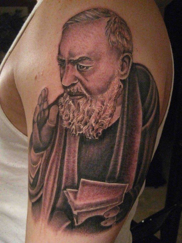 Padre Pio tattoo