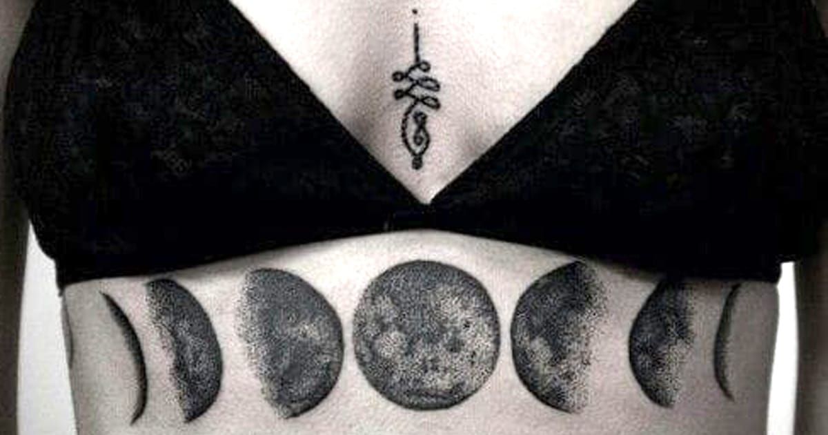 12 Beautiful and Mystical Moon Tattoos. 