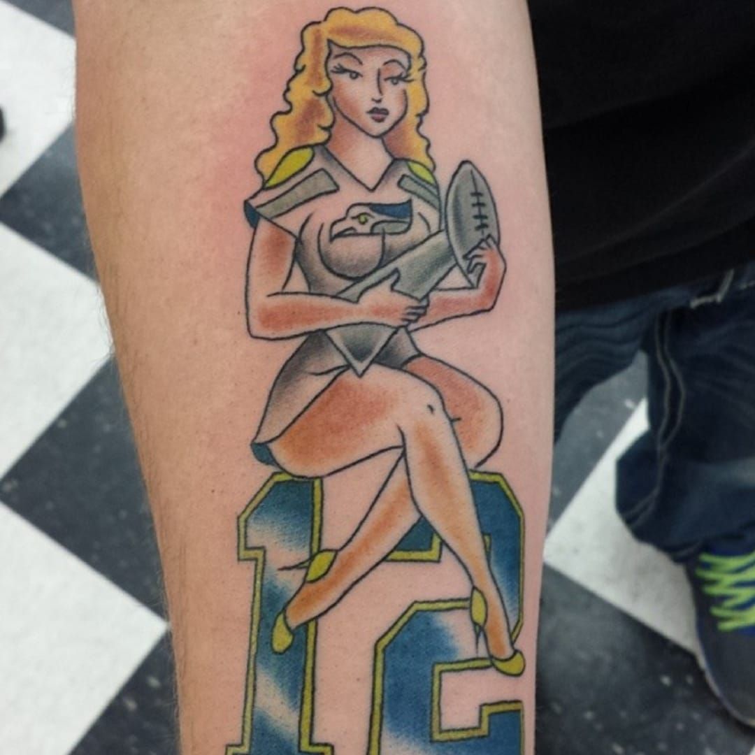 Seattle Seahawks Tattoos For the 12th Man In You • Tattoodo