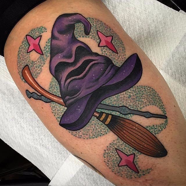 10 Magical Sorting Hat Tattoos • Tattoodo