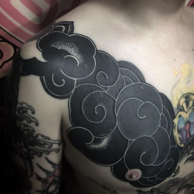19+ Asian Cloud Tattoo