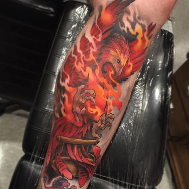 Order of the Phoenix 8 Fiery Fawkes Tattoos  Tattoodo