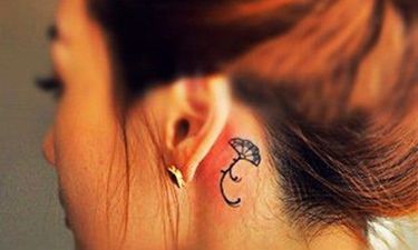 Meaningful Little Tattoos On The Nooks Of People S Necks Tattoodo