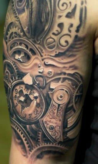 gear tattoo art