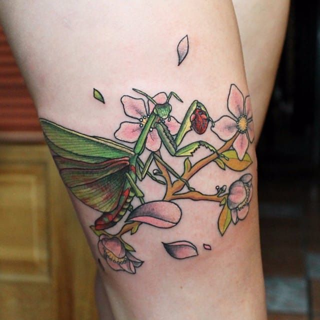 101 Best Praying Mantis Tattoo Ideas You Have To See To Believe  Outsons