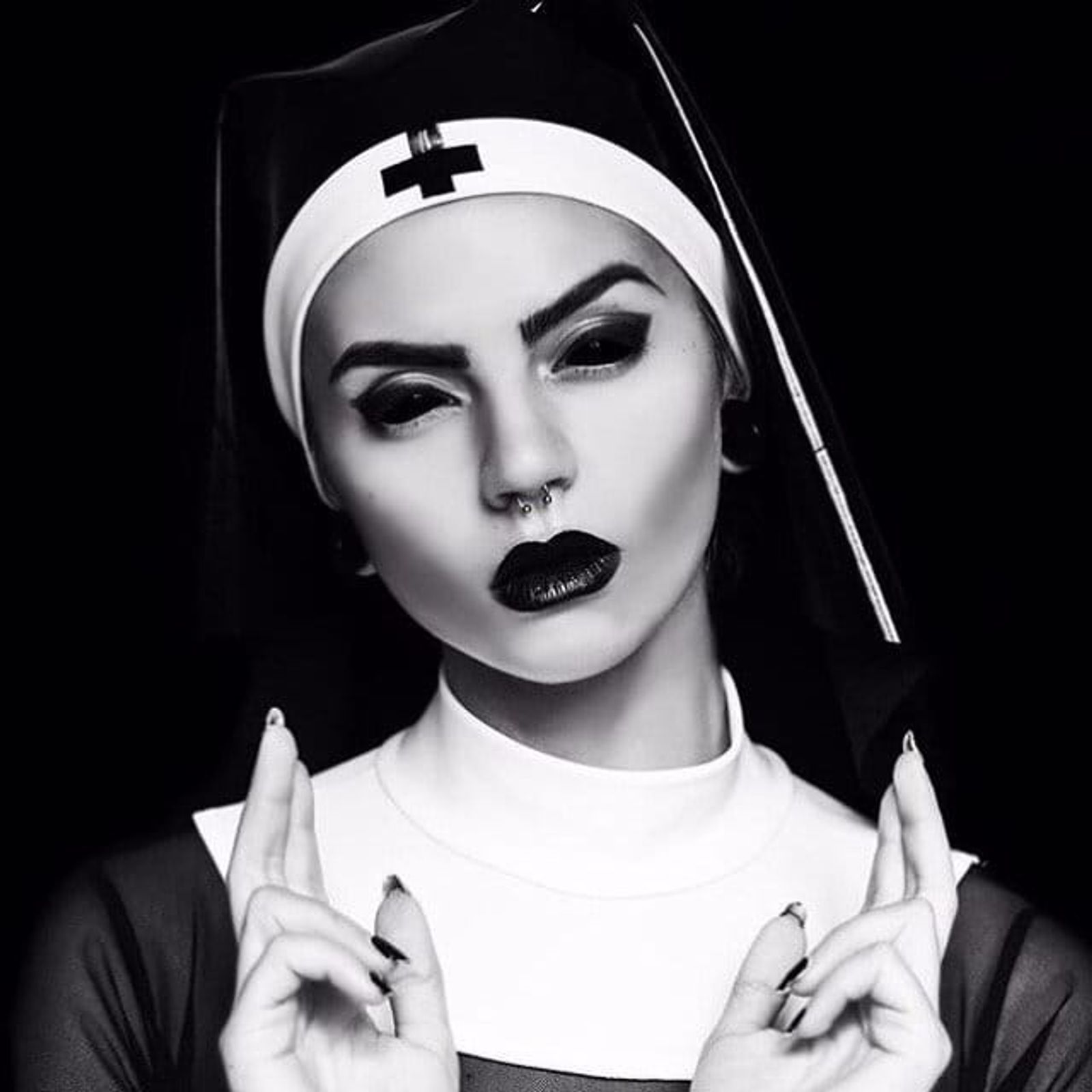 8 Demonic Nun Tattoos • Tattoodo