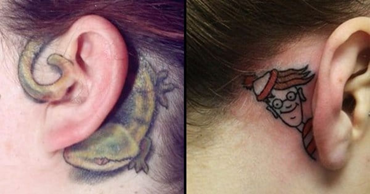 25 Fun Behind the Ear Tattoos Part 2 • Tattoodo 25 Fun Behind the Ear Tattoos Part 2 • Tattoodo