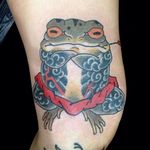 Toad Tattoo by Moroko Gon #toad #japanesetoad #japanese #japaneseartist #traditionaljapanese #asian #oriental #MorokoGon
