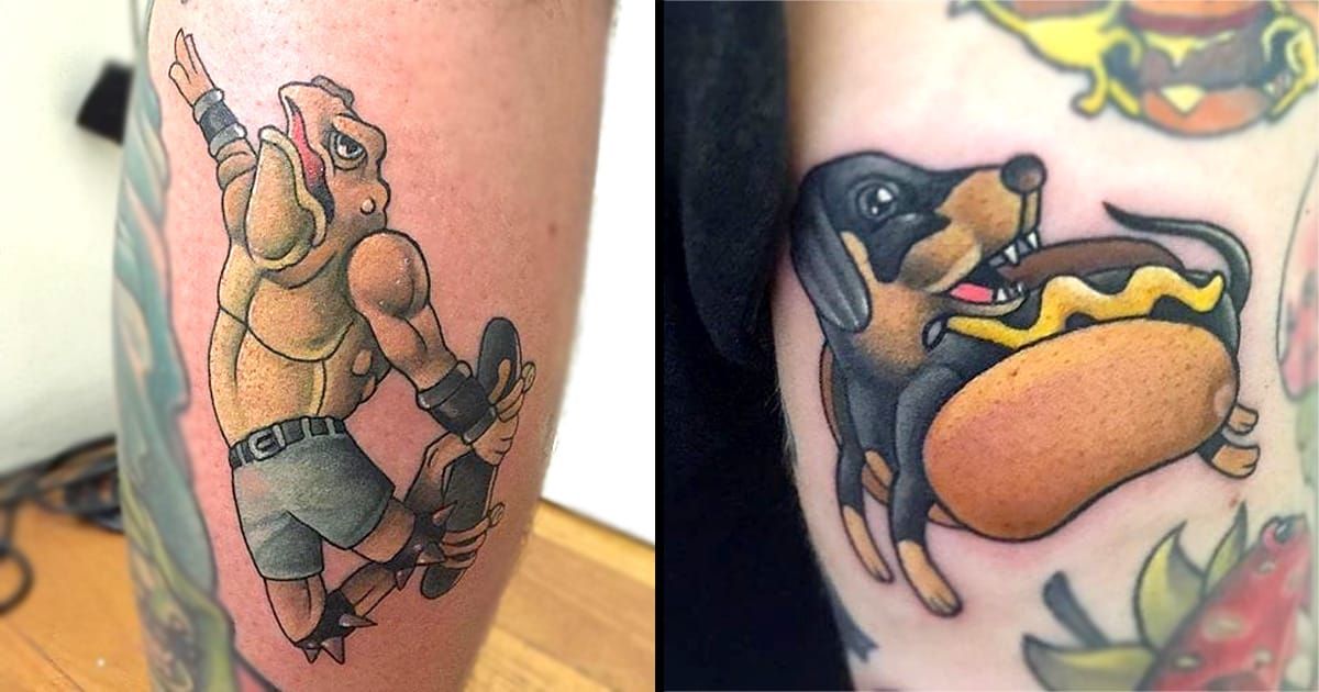 Crazy New School Tattoos by Jack Douglas • Tattoodo