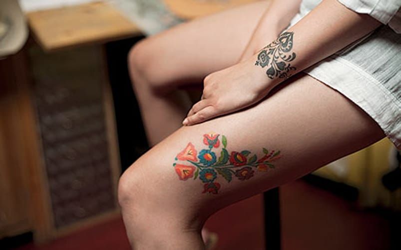 15 Splendid Embroidery Tattoos  Tattoodo