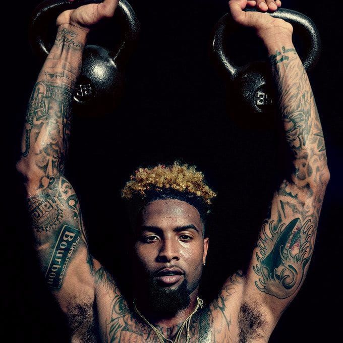 Odell Beckham Jrs incredible tattoo features Malcolm X Michael Jackson  AI stepping over Ty Lue and more  SBNationcom