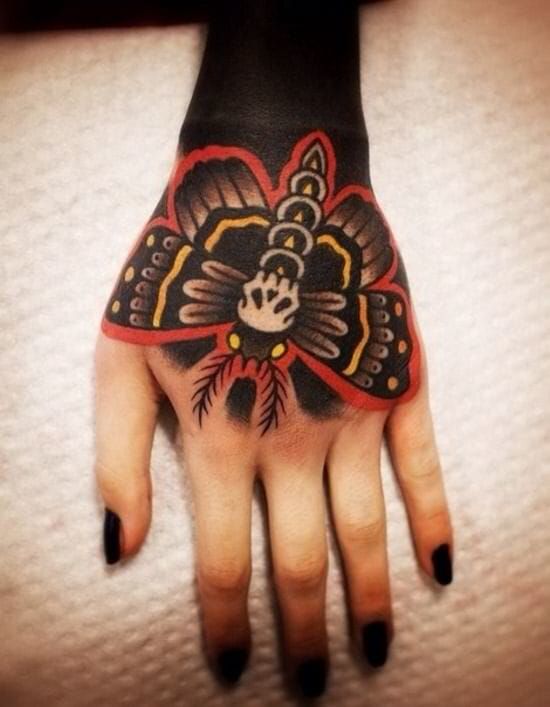 Butterfly hand tattoo    Taylor Made Tattoos  Ashton  Facebook
