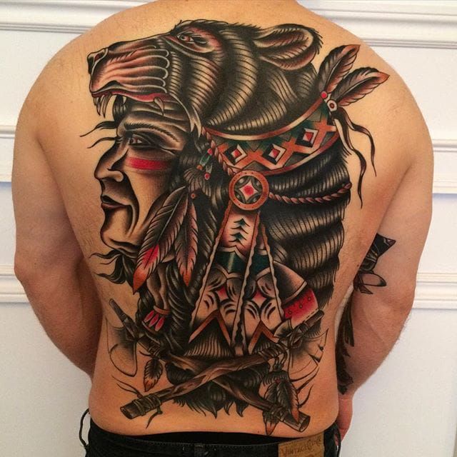 traditional native american tattoos symbols