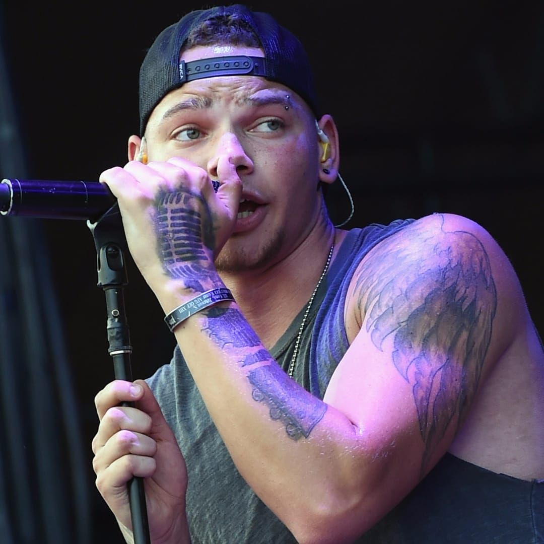 Kane Brown Gets Shirtless For First Time In Eight Years For Hawk Chest  Tattoo By Bubba Irwin  Music Mayhem Magazine