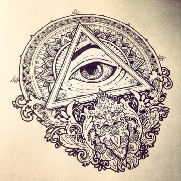 15 Tatuagens Misteriosas Do Olho Que Tudo Vê