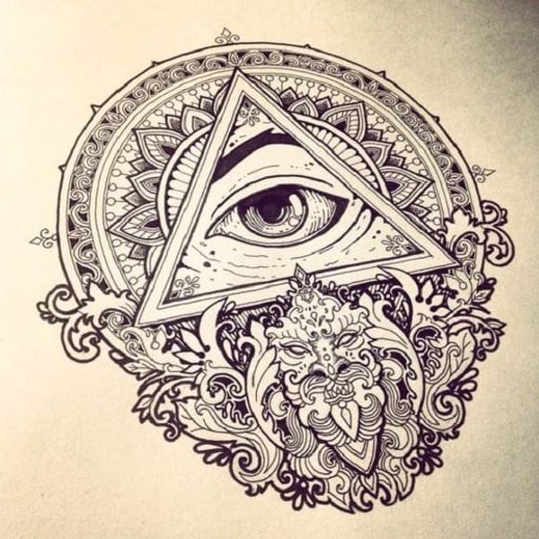 15 Tatuagens Misteriosas Do Olho Que Tudo Vê