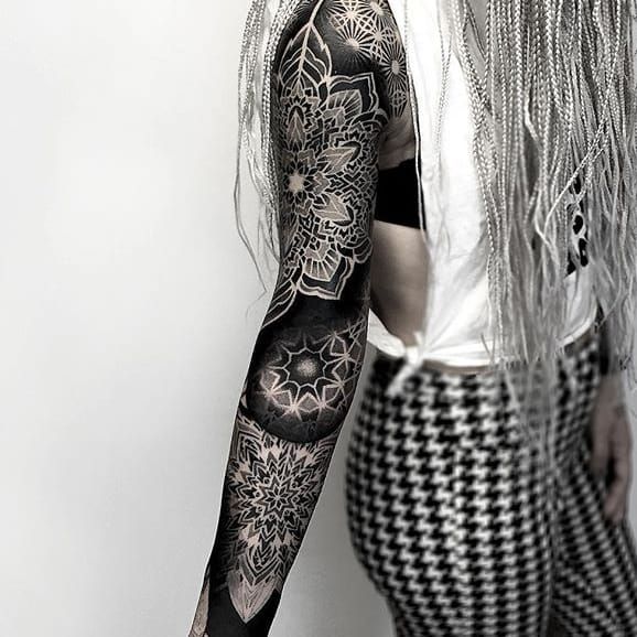 Geometric Tattoo Blackwork Tattoo Sacred Geometry Tattoo Geometric  Pattern  Geometric sleeve tattoo Geometric tattoos men Geometric tattoo  design