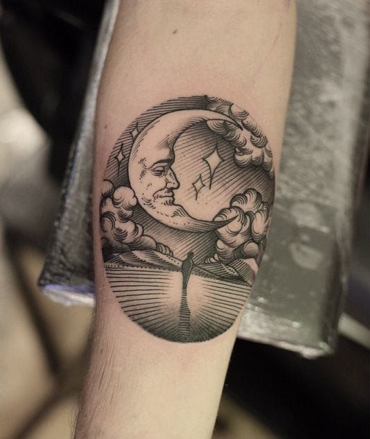 20 Moon Tattoos  Tattoofanblog