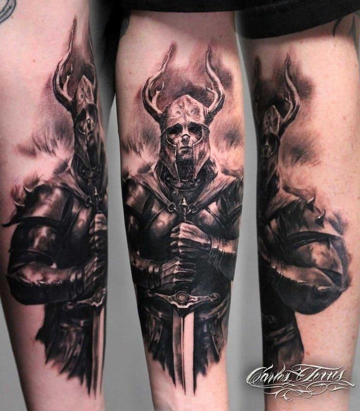 20 Epic Knight Tattoos  Tattoodo