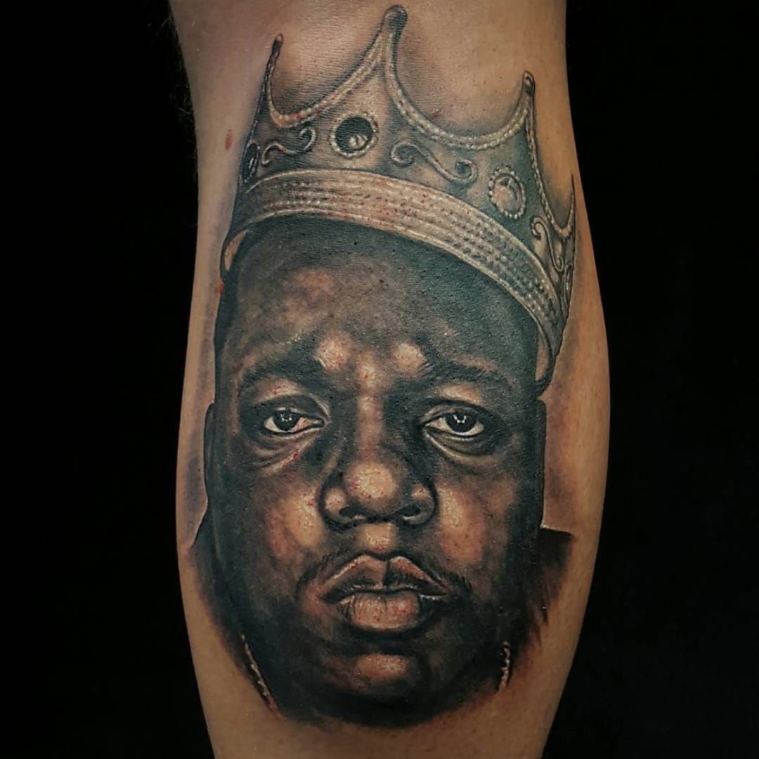 The Notorious BIG  Sick Biggie portrait tattoo Art by nikkohurtado via  Instagram  Facebook