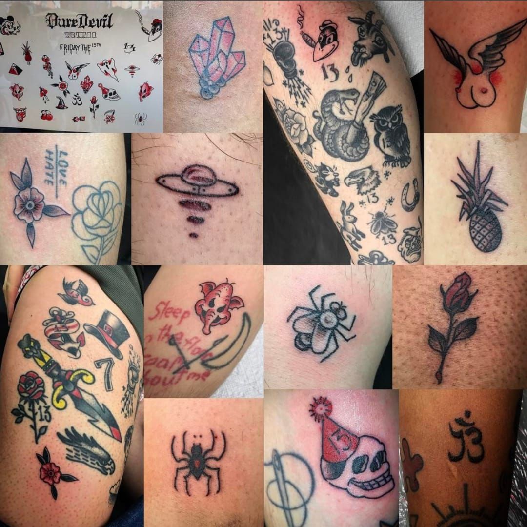 FRIDAY the 13th  Taylor Street Tattoo Co