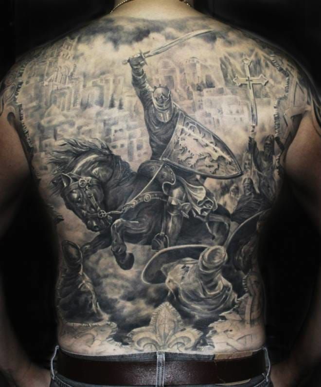 Epic battle backpiece by Iwan Yug!