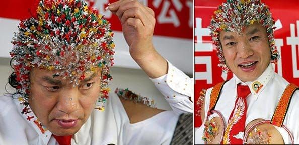 Extreme body piercing