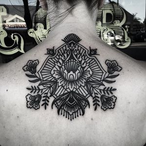 Tattoo uploaded by Alex Wikoff • Collarbone Flowers by Lauren Vandevier ...