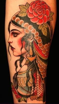 traditional gypsy tattoos