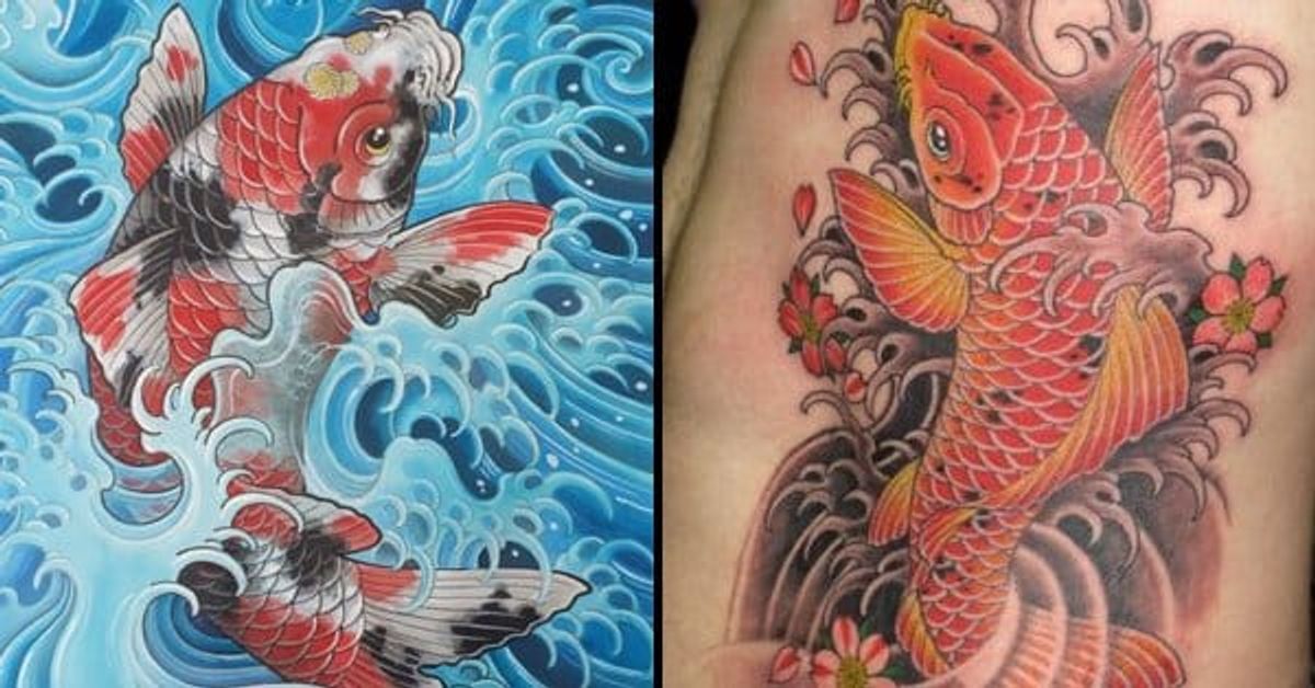 18 Killer Koi Designs • Tattoodo 18 Killer Koi Designs • Tattoodo