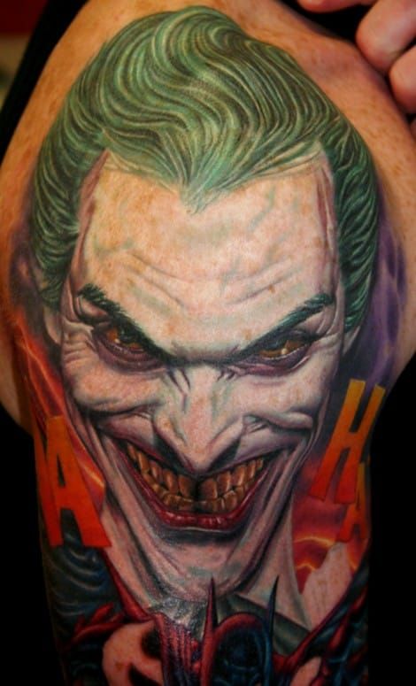 Twisted Dc S Joker Tattoos Tattoodo