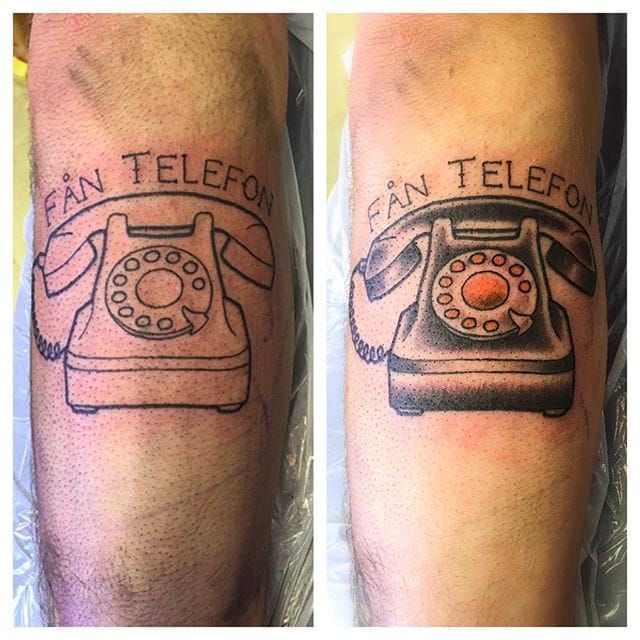 UNDRGRND SF on Instagram Rotary Phone  by sidcout      bng  bnginksociety bngtattoo rotaryphone blvckink sftattoo sftattooartist  bayareatattoo