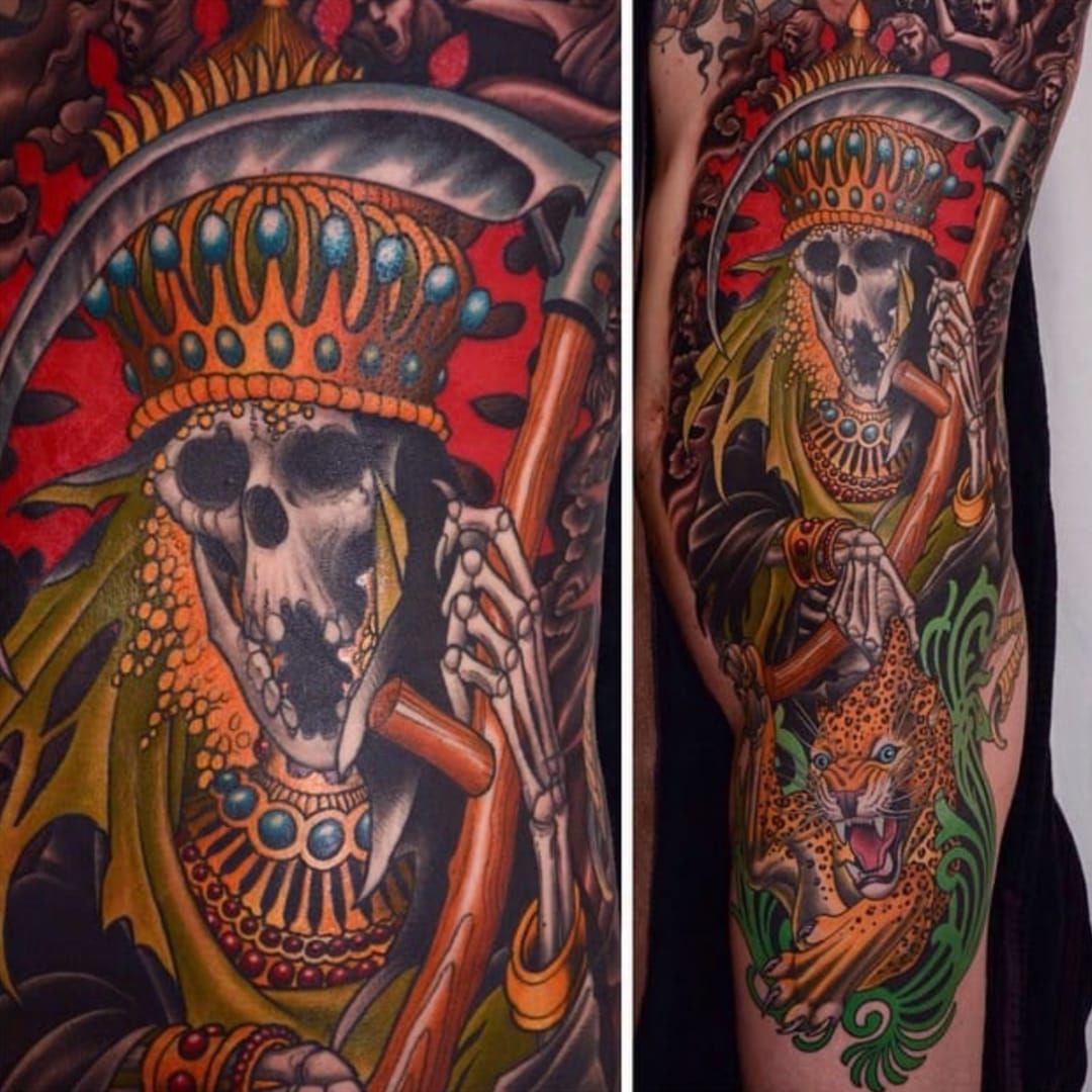 Death Be Not Proud, Unless It's a Reaper Tattoo • Tattoodo