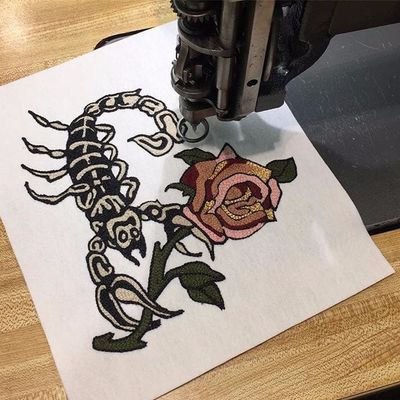 Old English Rose is Not Your Grandmother's Embroidery