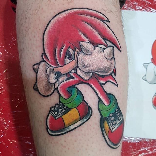 Abstruse Tattoo Studio  Sonic fans may enjoy this oneKnuckle the Echidna  Done by our ever creative geometric and Dot work artist Elli To book in  with Elli elliargyroushotmailcom  Facebook