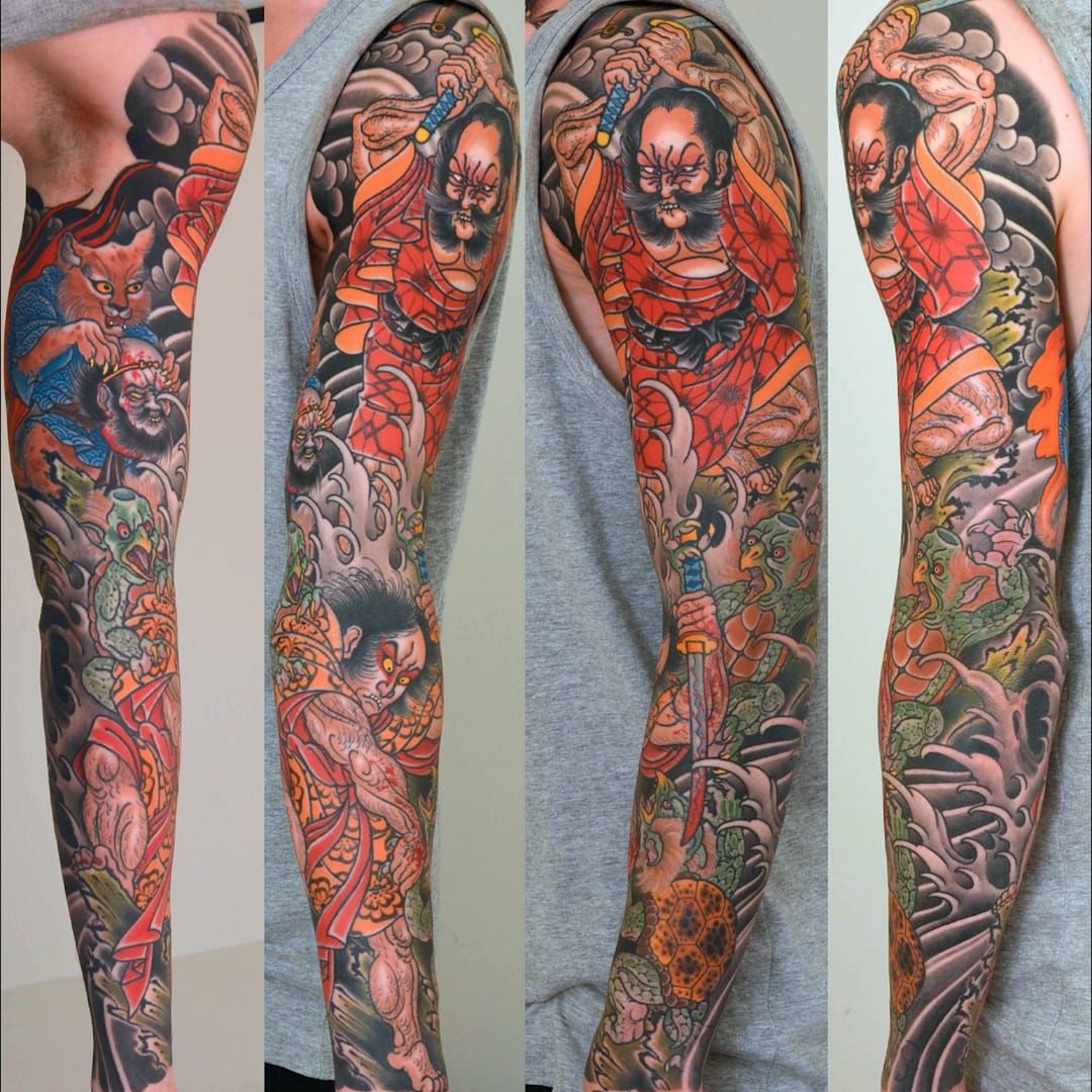Kappa tattoo Spiro Japanese katy texas  Artistic Impressions Tattoo