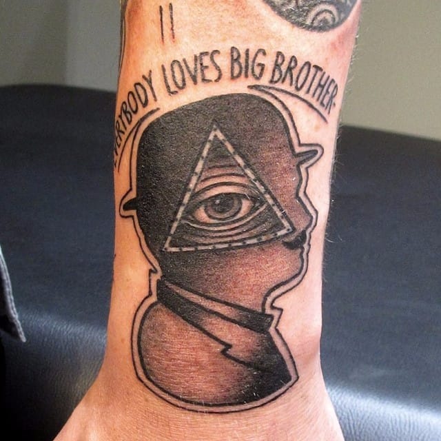 George Orwell 1984 themed tattoo  Jeremy Utley tattoos  Facebook