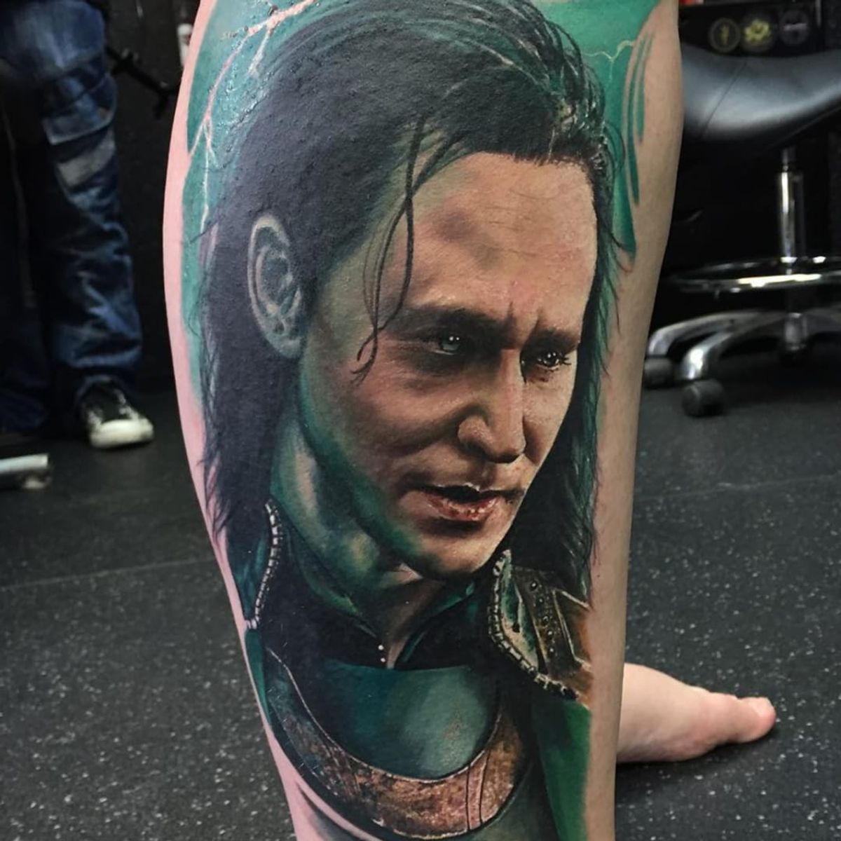 Tattoos of the Shapeshifting Norse God Loki. 