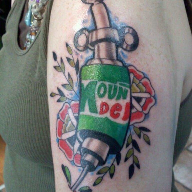 Not The Best Tattoo But Just Because Im A Mountain Dew Fan  Tattoos  Cool tattoos Future tattoos