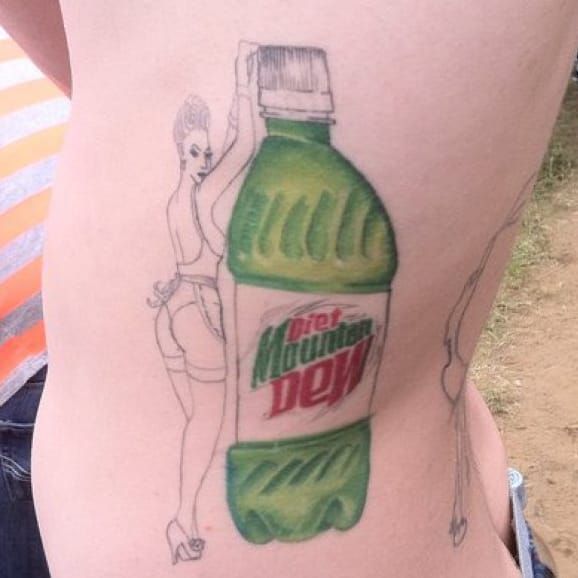 Is There Anything More Extreme Than Mountain Dew Tattoos  Tattoodo