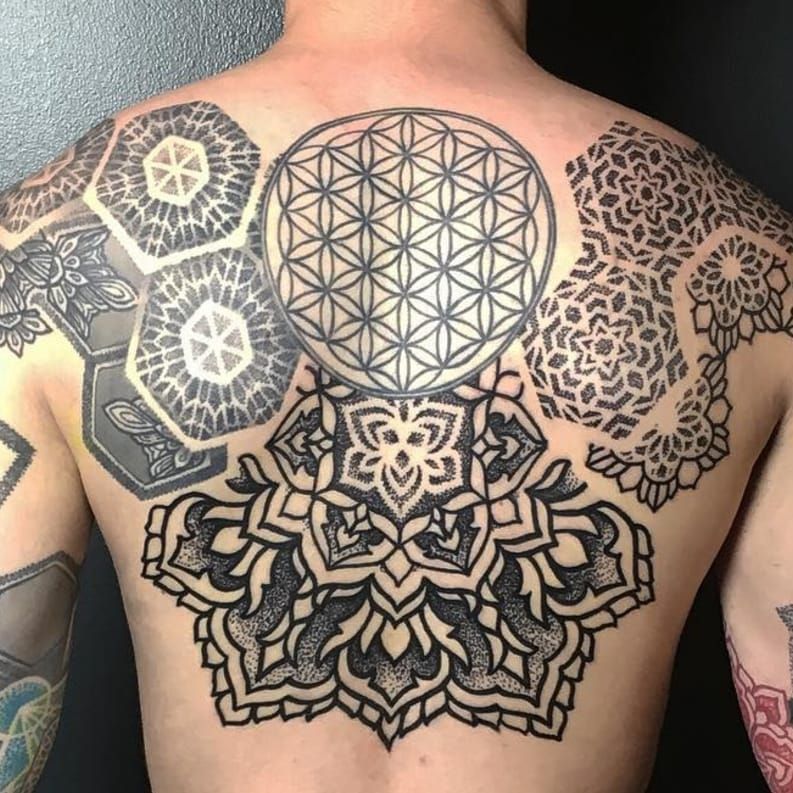 100 Flower Of Life Tattoo Designs For Men  Geometrical Ink Ideas  Flower  of life tattoo Tattoo designs men Geometry tattoo