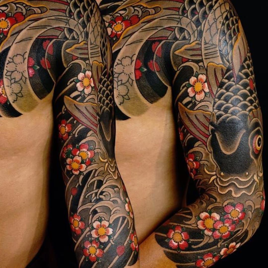 101 Best Cherry Blossom Dragon Tattoo Ideas That Will Blow Your Mind   Outsons